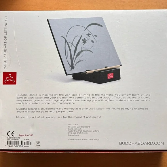 NEW Buddha Board, Relaxing, Master Art of Letting Go by painting and creating - Picture 2 of 7